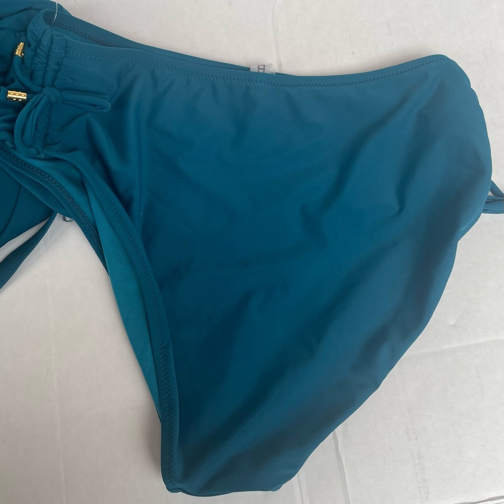 Teal High-Waisted Bikini Set - Picture 6 of 6